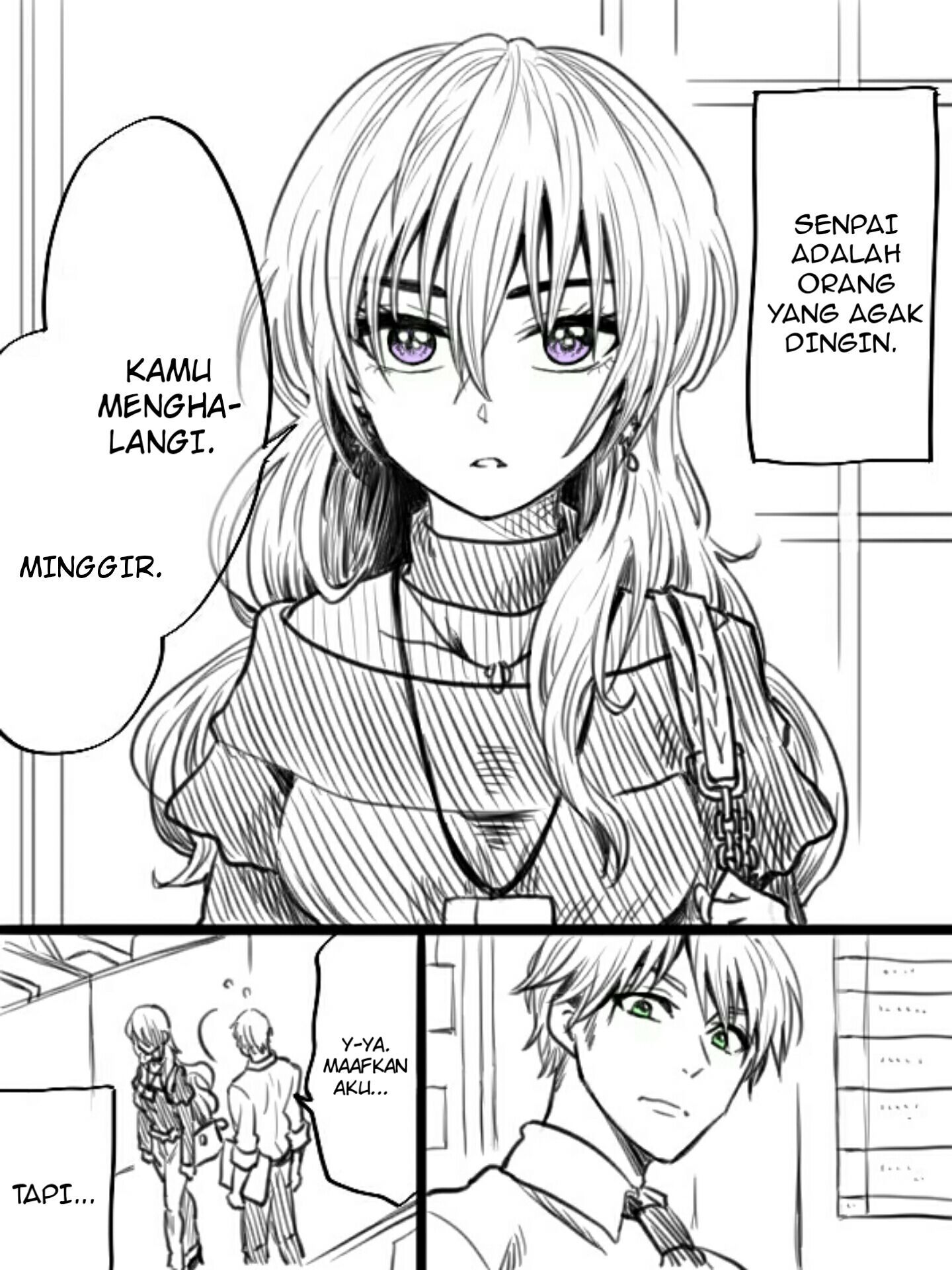 Awkward Senpai Chapter 01 Gambar 1